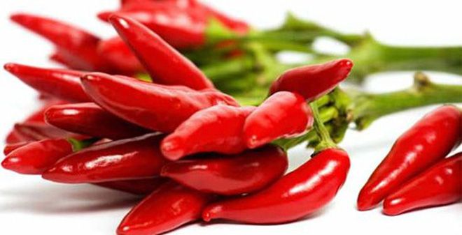 Bài thuốc trị bệnh từ quả ớt