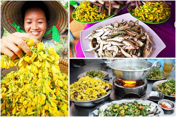 Hướng dẫn làm món canh cá linh nấu lá dấm