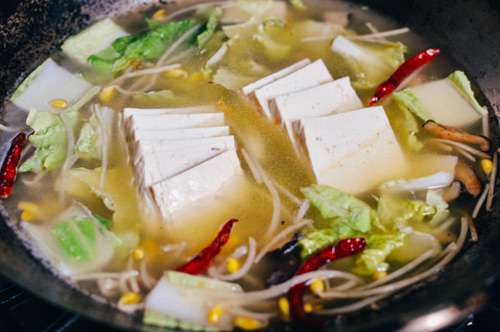 Cách làm món canh giá đậu nành đậu phụ