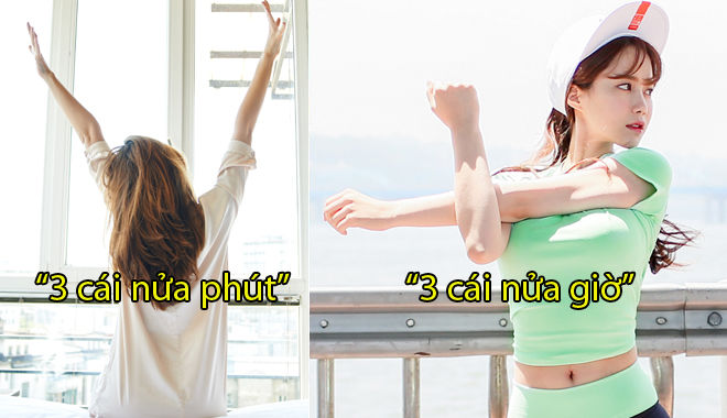 Ba cái nửa phút, Ba cái nửa giờ giúp bạn sống khỏe hơn