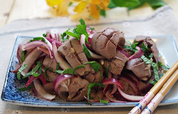 Cách làm món rau chân vịt xào cật lợn